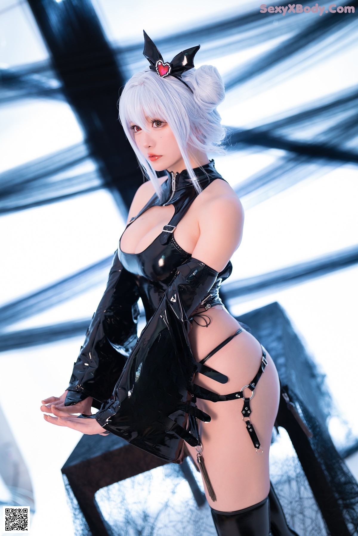 View - Cosplay 星之迟迟 - Chiness Model  水蓝小恶魔 - 