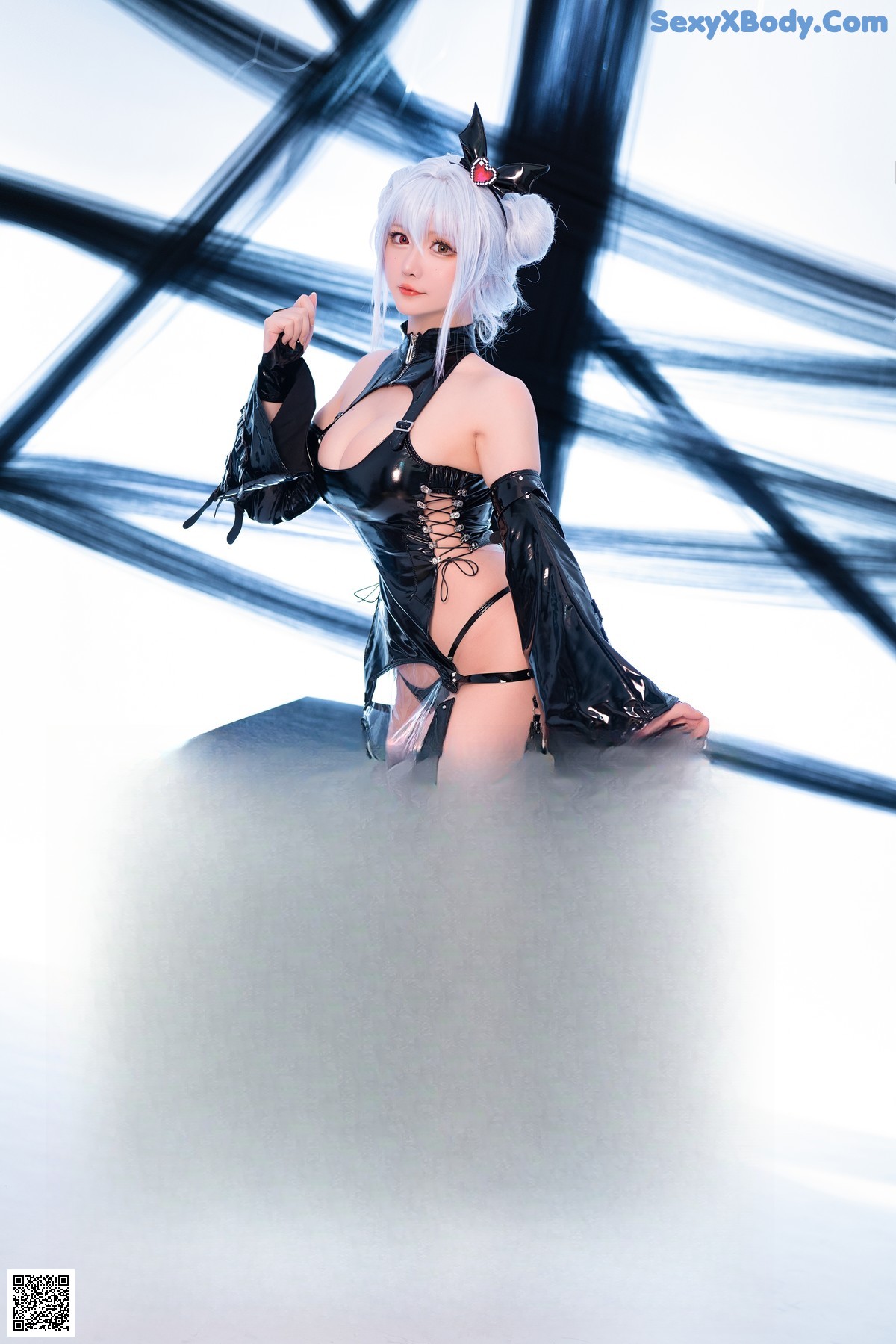 View - Cosplay 星之迟迟 - Chiness Model  水蓝小恶魔 - 